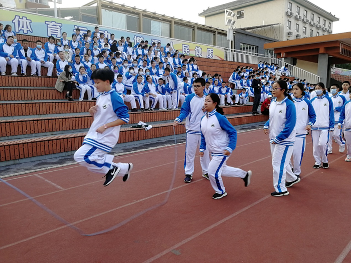 跃出斗志,跃出激情,跃出梦想——北京市第二十中学举行高一年级跳绳比赛