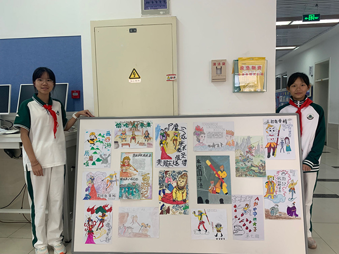 初一年级开展“读西游·悟成长”项目式学习活动