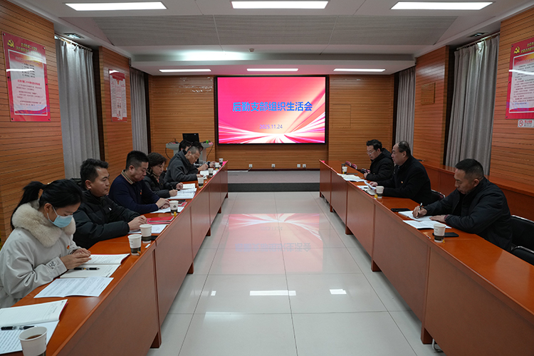 后勤服务中心党支部召开组织生活会